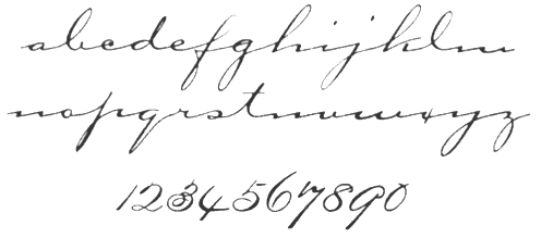 Thin Cursive Font