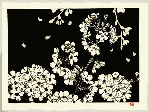 14 Japanese Flower Vector Art Images Japanese Cherry Blossom Flower Vector Japanese Cherry Blossom Vector And Japanese Seamless Patterns Vector Newdesignfile Com