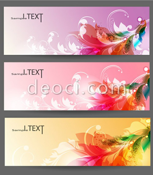 Vector Banner Design Templates