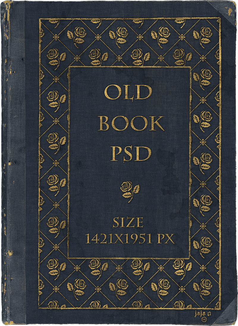 Vintage Book Cover Psd