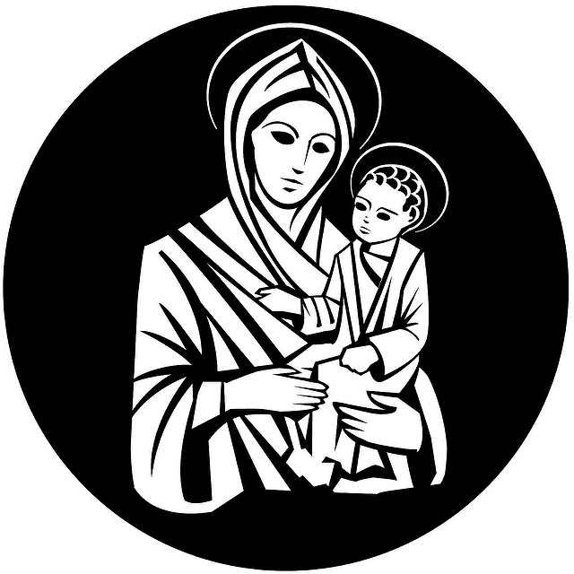 Virgin Mary Vector Art