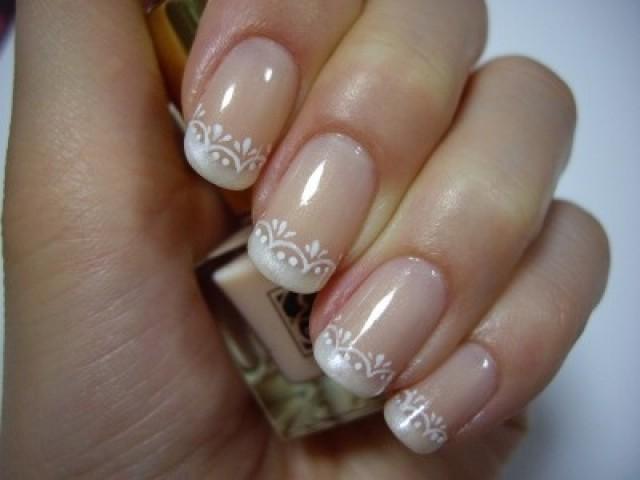 18 French Manicure Wedding Nail Designs Images