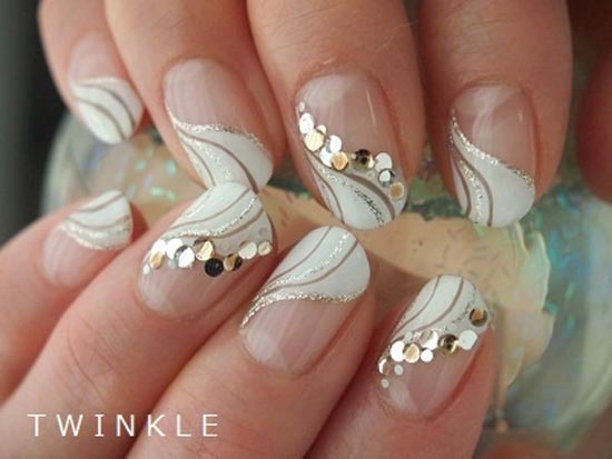 Wedding French Manicure Nail Designs