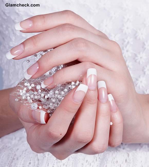 Wedding French Manicure Nail Designs