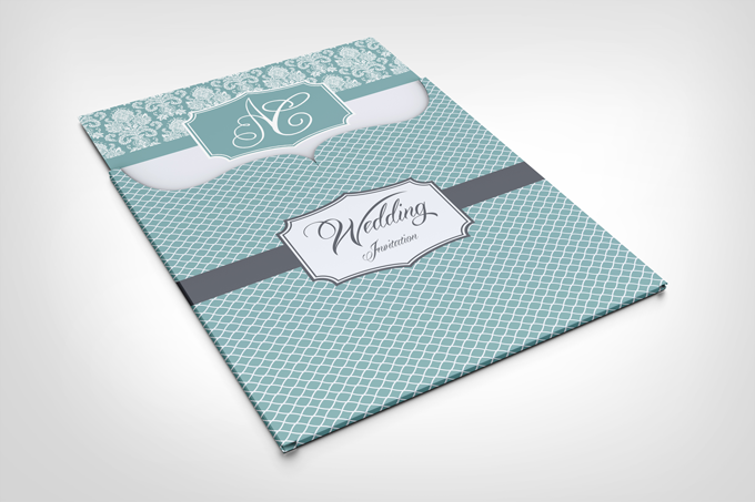 Wedding Invitation PSD Mock Up