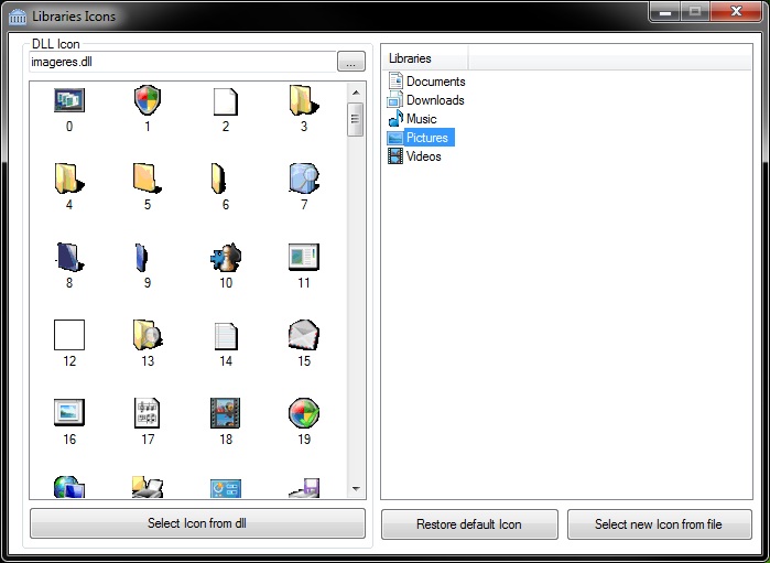 Windows 7 Icon Libraries