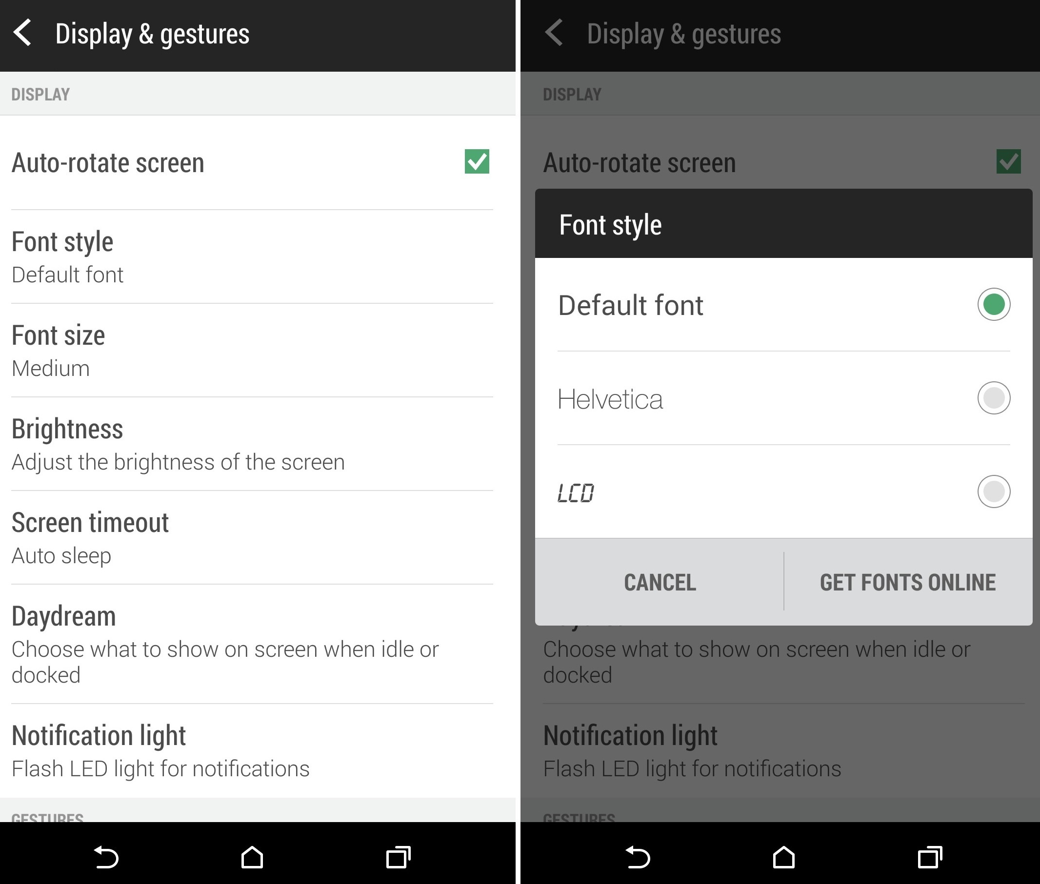 Windows Change Font Size HTC One M8 Windows Change Font Size HTC One M8