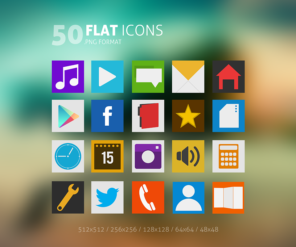Windows Flat Icon Pack