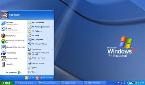 Windows XP Desktop Icons