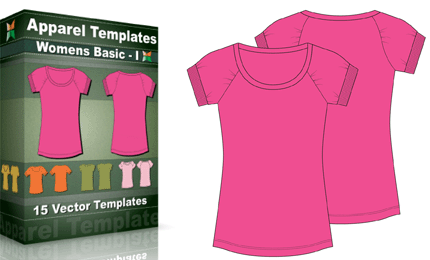 Woman T-Shirts Template