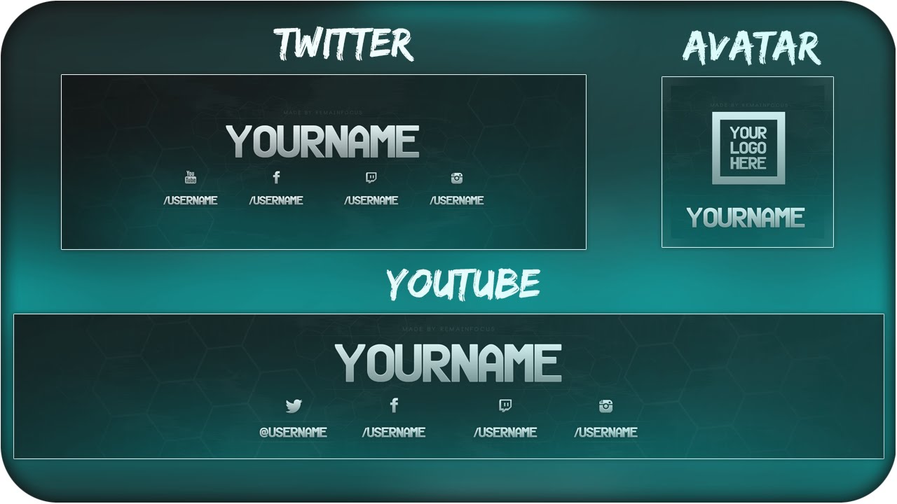 YouTube Banner Template 2015