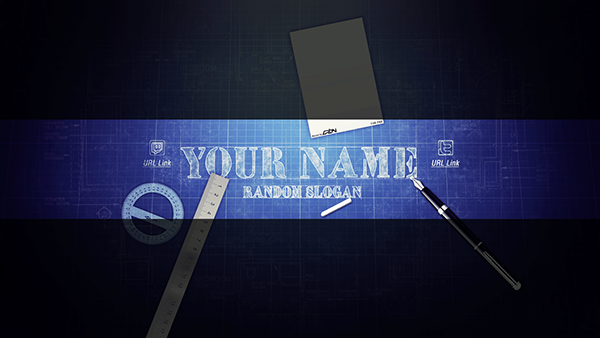 YouTube Banner Template PSD
