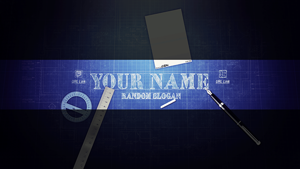 YouTube Banner Template PSD YouTube Banner Template PSD