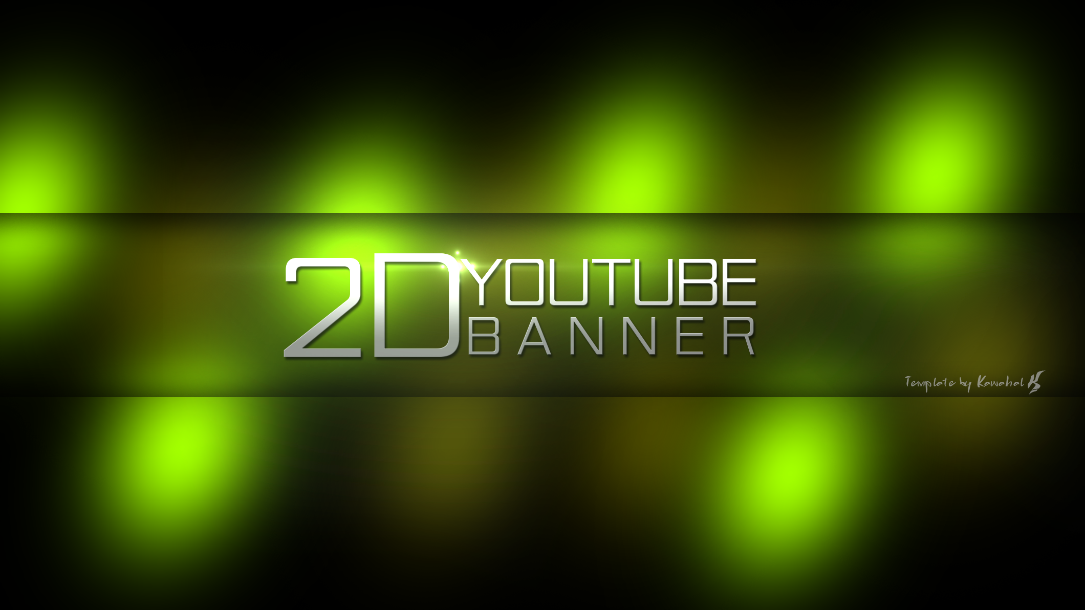 YouTube Banner Template PSD