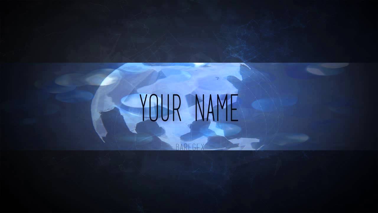 YouTube Banner Template PSD