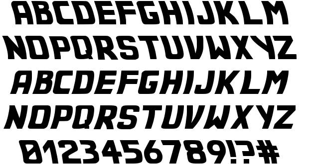 2002 Back to the Future Font