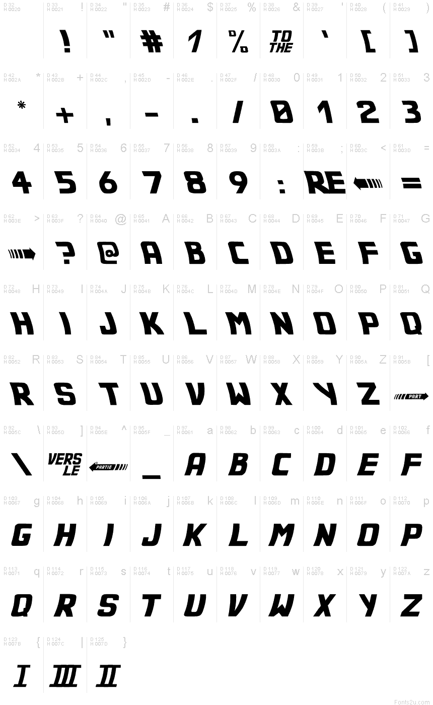 2002 Back to the Future Font