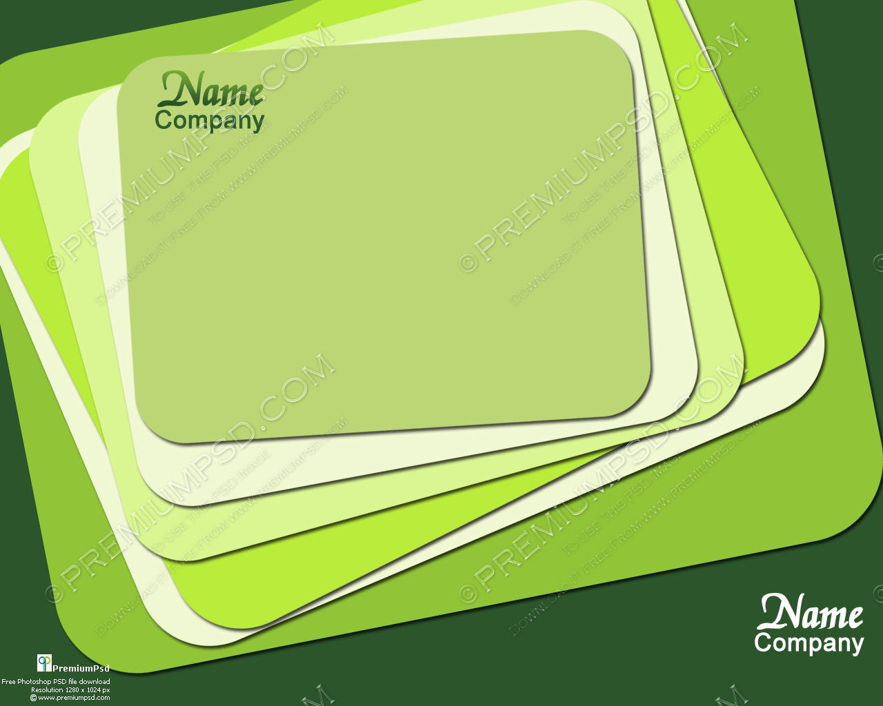 Abstract Green Vector