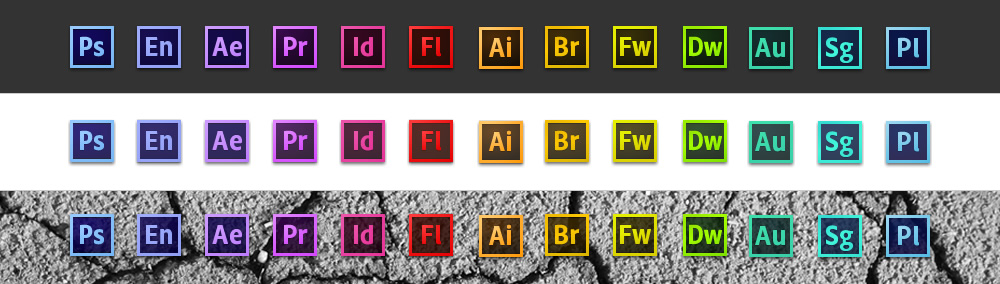 Adobe CS6 Icons