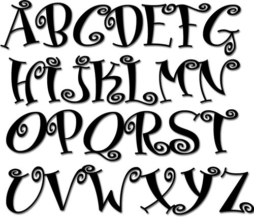 Alphabet Fonts