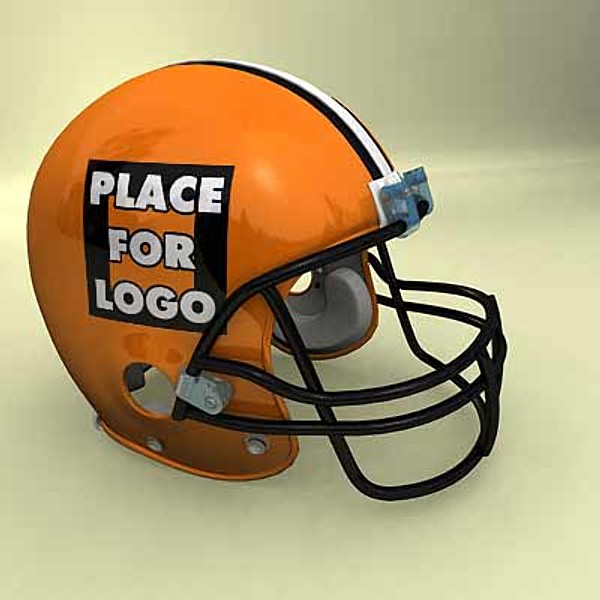 American Football Team Helmets