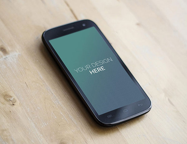 Android Phone Mockup PSD