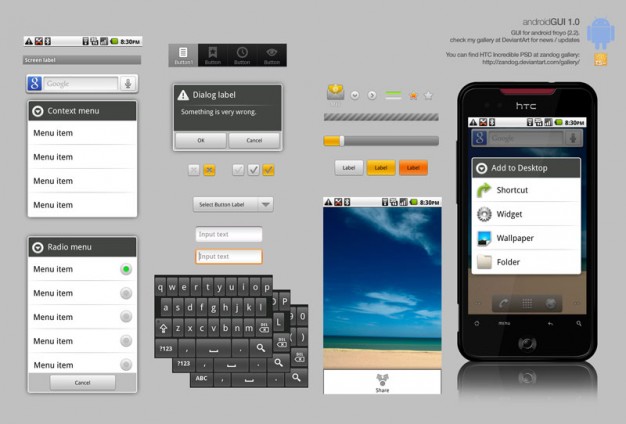 Android-Ui-Psd