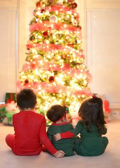 Baby Photography Christmas Tree