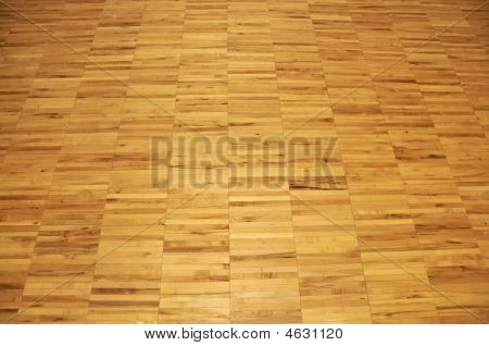 Basketball Court Hardwood Floor