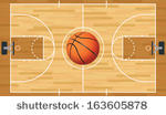 Basketball Court Vector Art