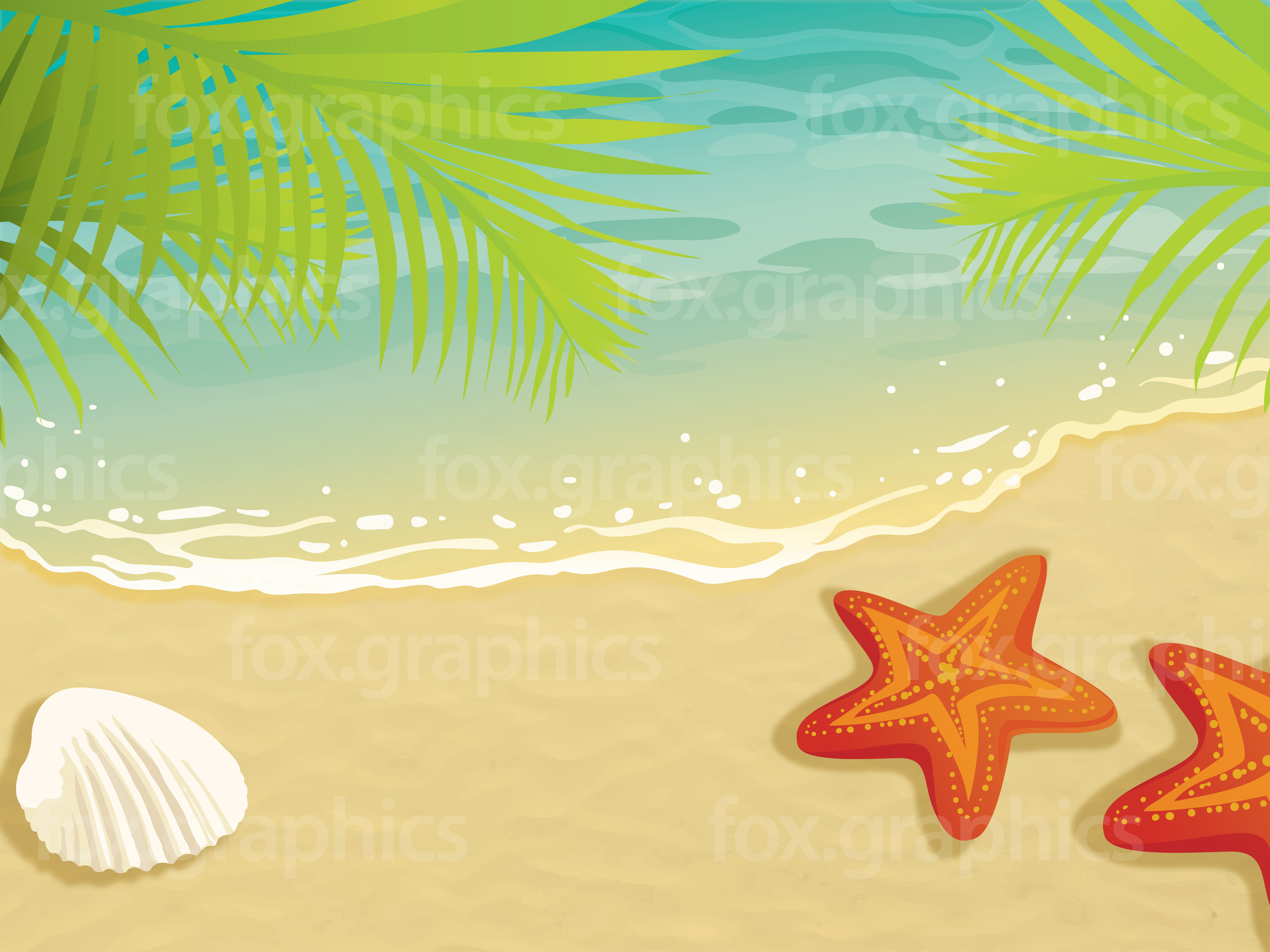 tropical beach clipart free - photo #50