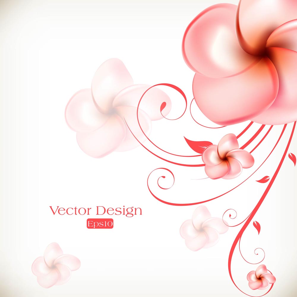 Beautiful Flowers Vector Free Download