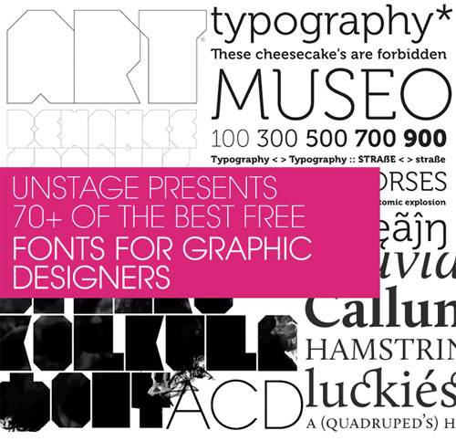 Best Graphic Design Fonts Free