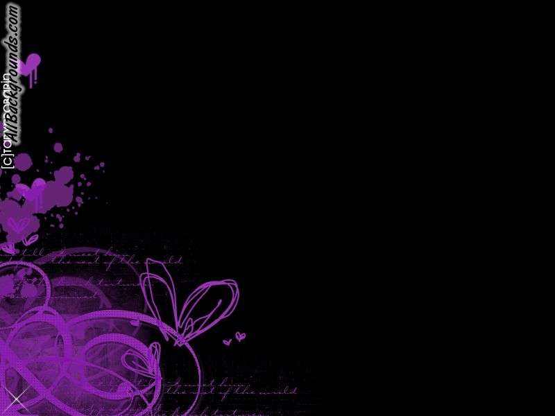 Black and Purple Swirl Design