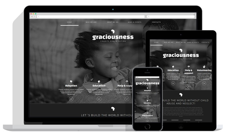 Black and White Website Designs