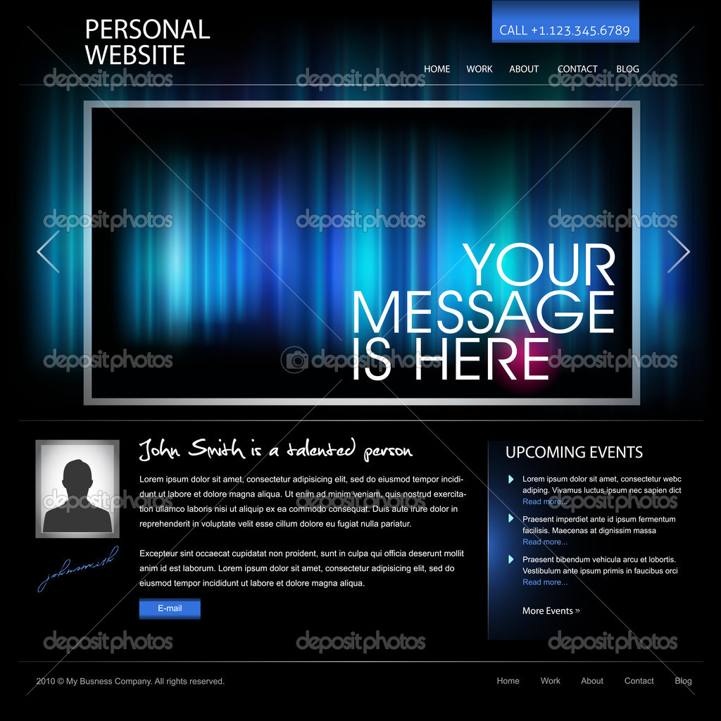 Black Web Design Templates