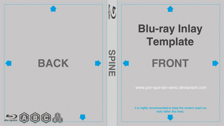 Blu-ray Template Photoshop