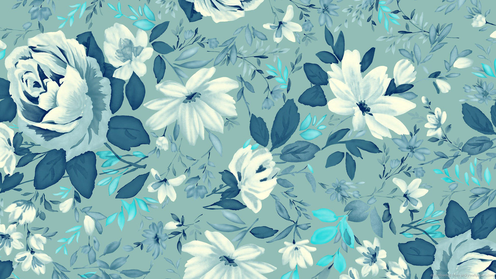 Blue Flower Pattern