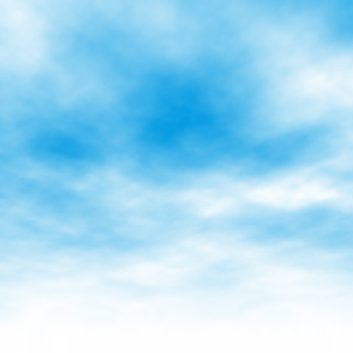 Blue Sky with Clouds Background Vector