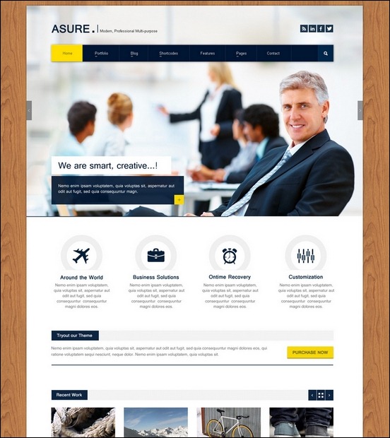 Business Web Design Templates