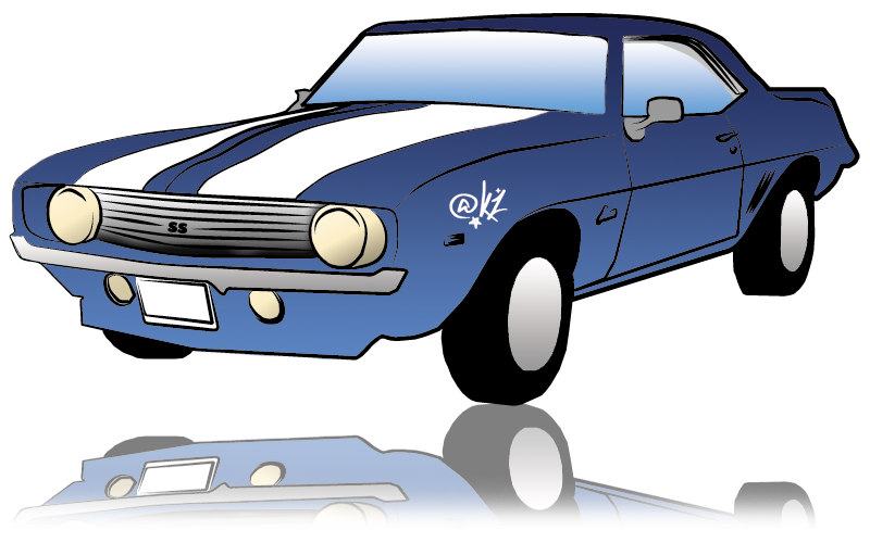 Camaro Vector Clip Art