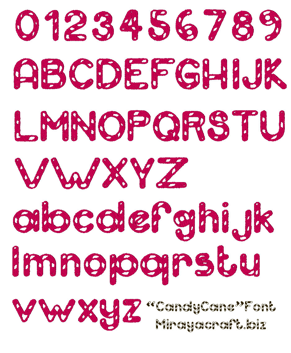 Candy Cane Font