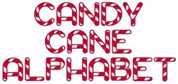 Candy Cane Letter Font