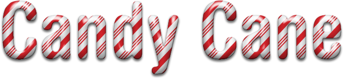 Candy Cane Letters Font Free