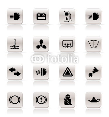 Car Dashboard Icons