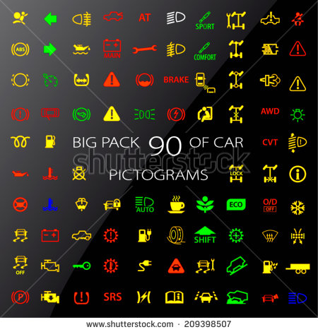 Car Dashboard Light Icons