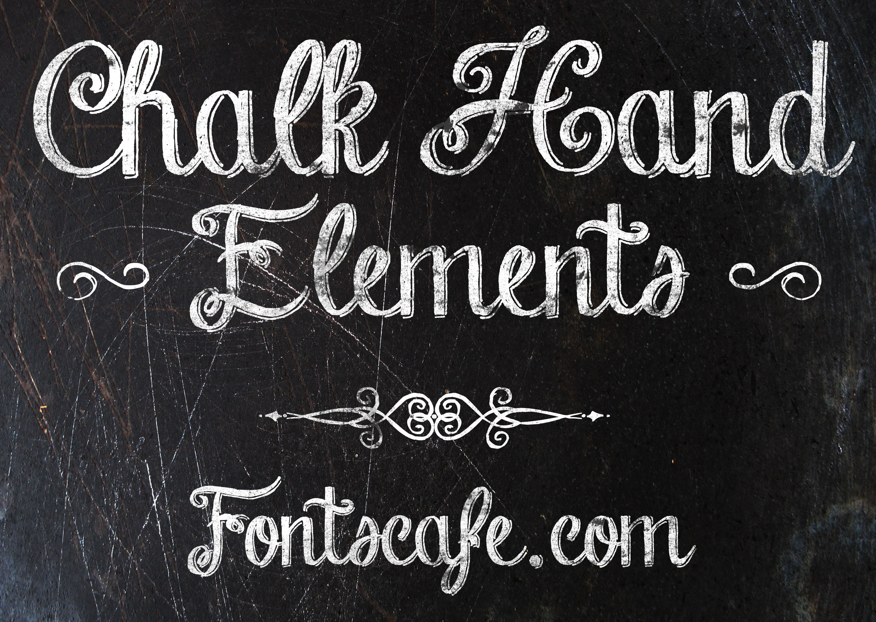 Chalk Hand Lettering Font Chalk Hand Lettering Font