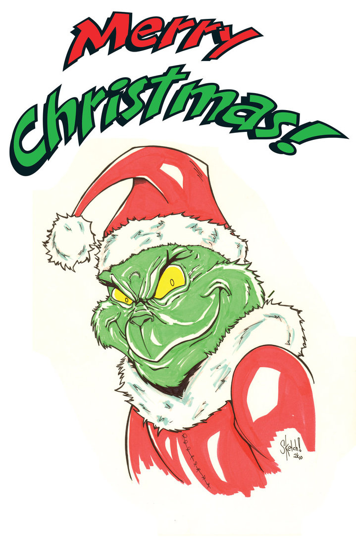 6 Christmas Grinch Emoticons Images