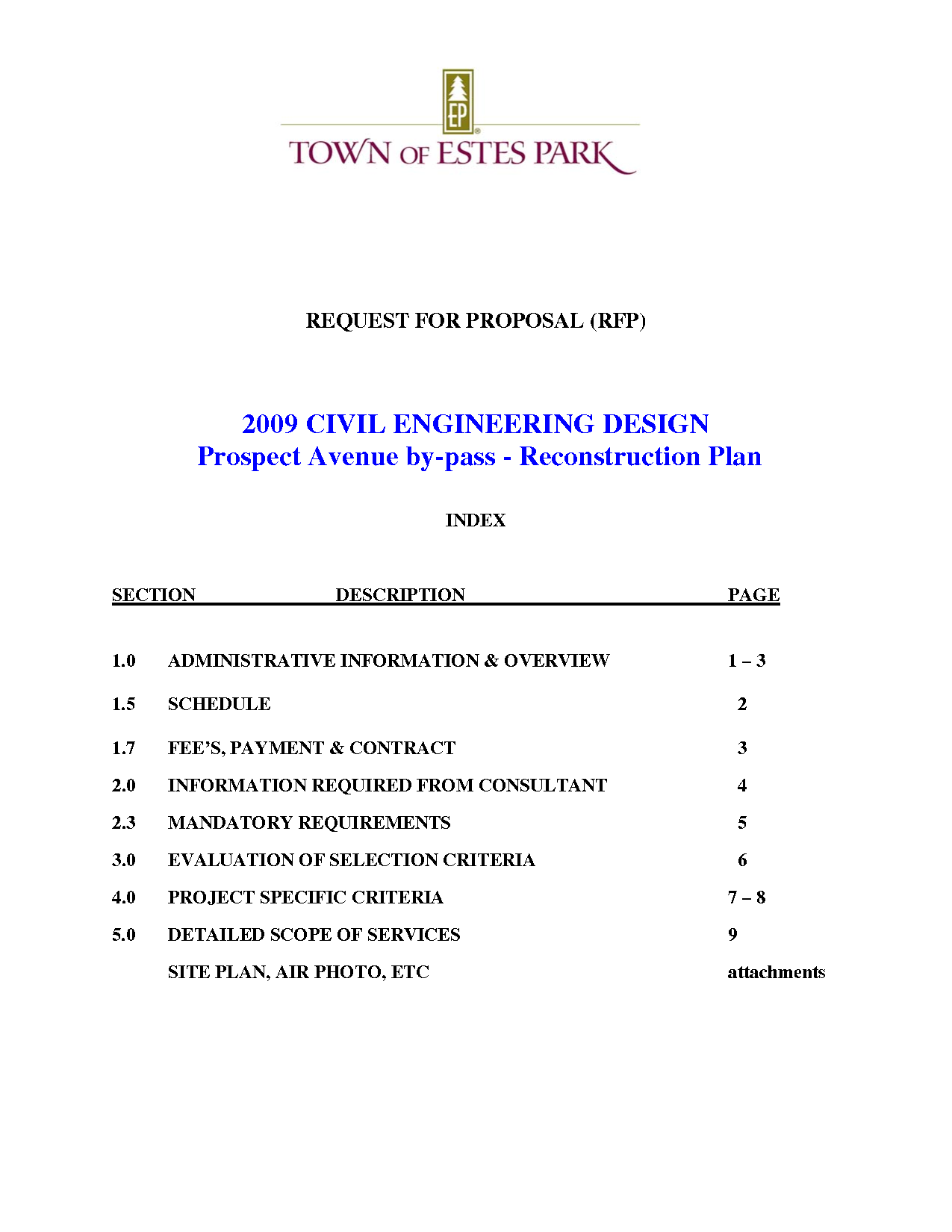Civil Engineering Design Proposal Examples