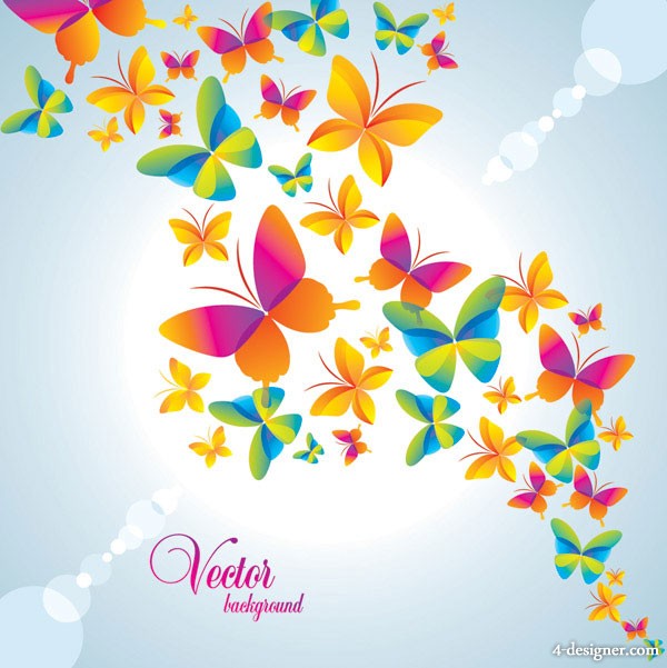 Colorful Butterfly Vector